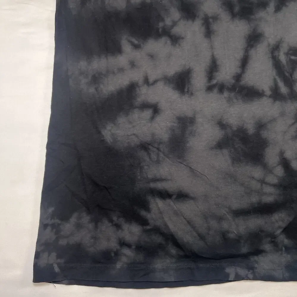 Dom Fight Gear T-Shirt Size M Black Gray Tie Dye Texas Flag MMA American Made